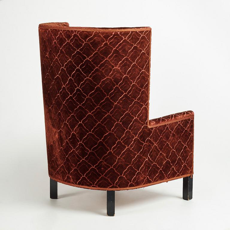 Björn Trägårdh, a "model 151" easy chair for Firma Svenskt Tenn, Sweden 1930's.