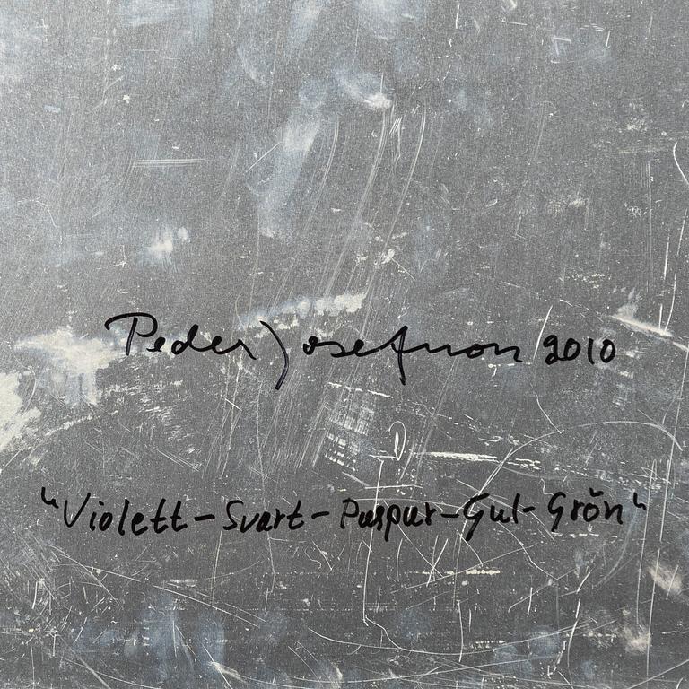 Peder Josefsson, "Violett-Svart-Purpur-Gul-Grön".