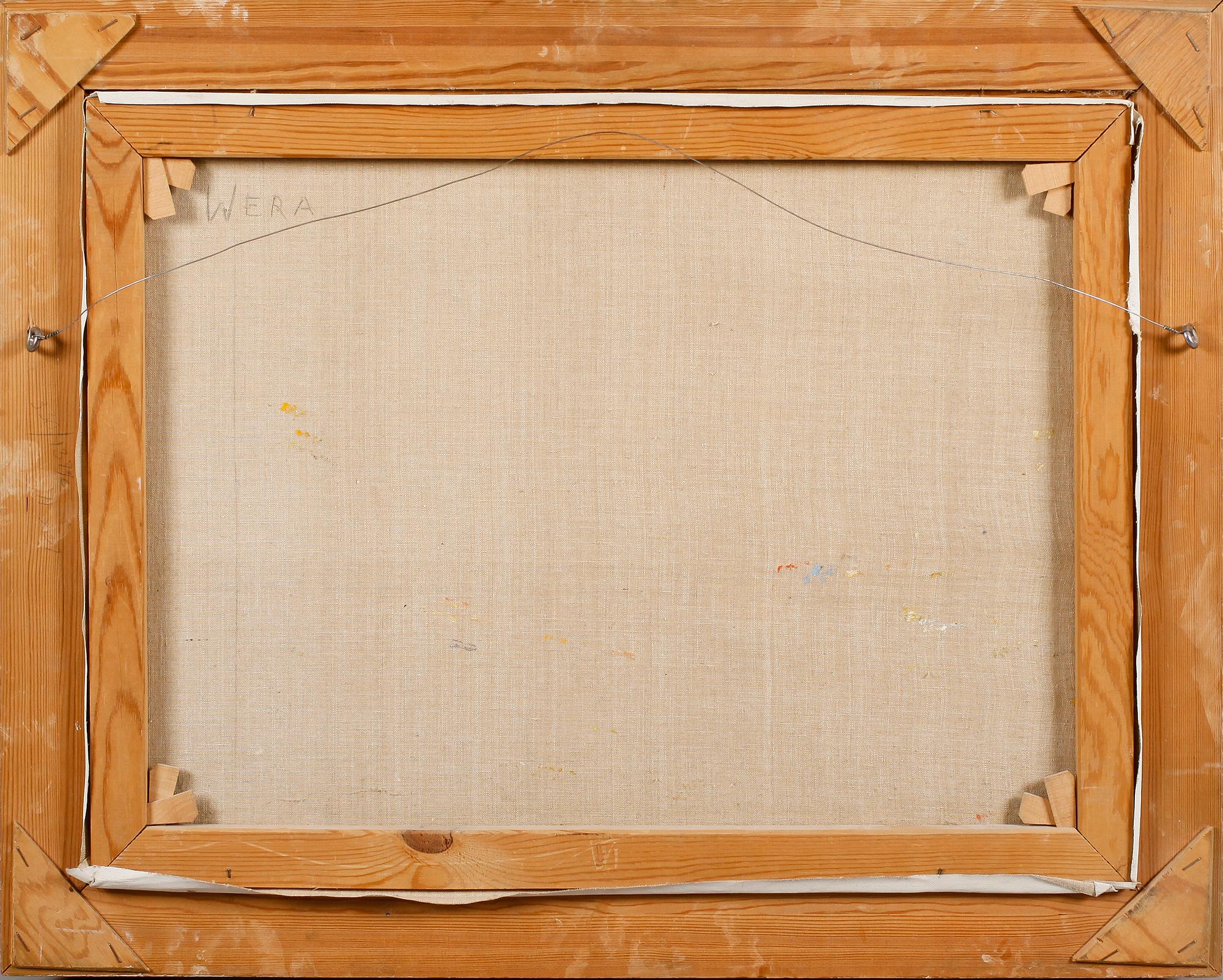 OKÄND KONSTNÄR, olja på duk, signerad O Naess, 1900-tal.