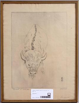 JOSEPH HECHT, etsningar, 2 st, sign.