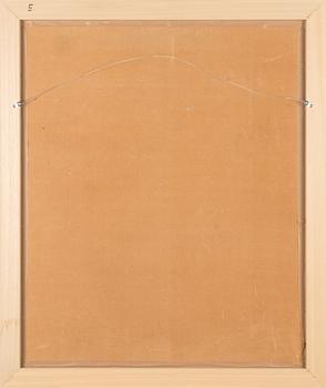 Eero von Boehm, oil on board, signed.