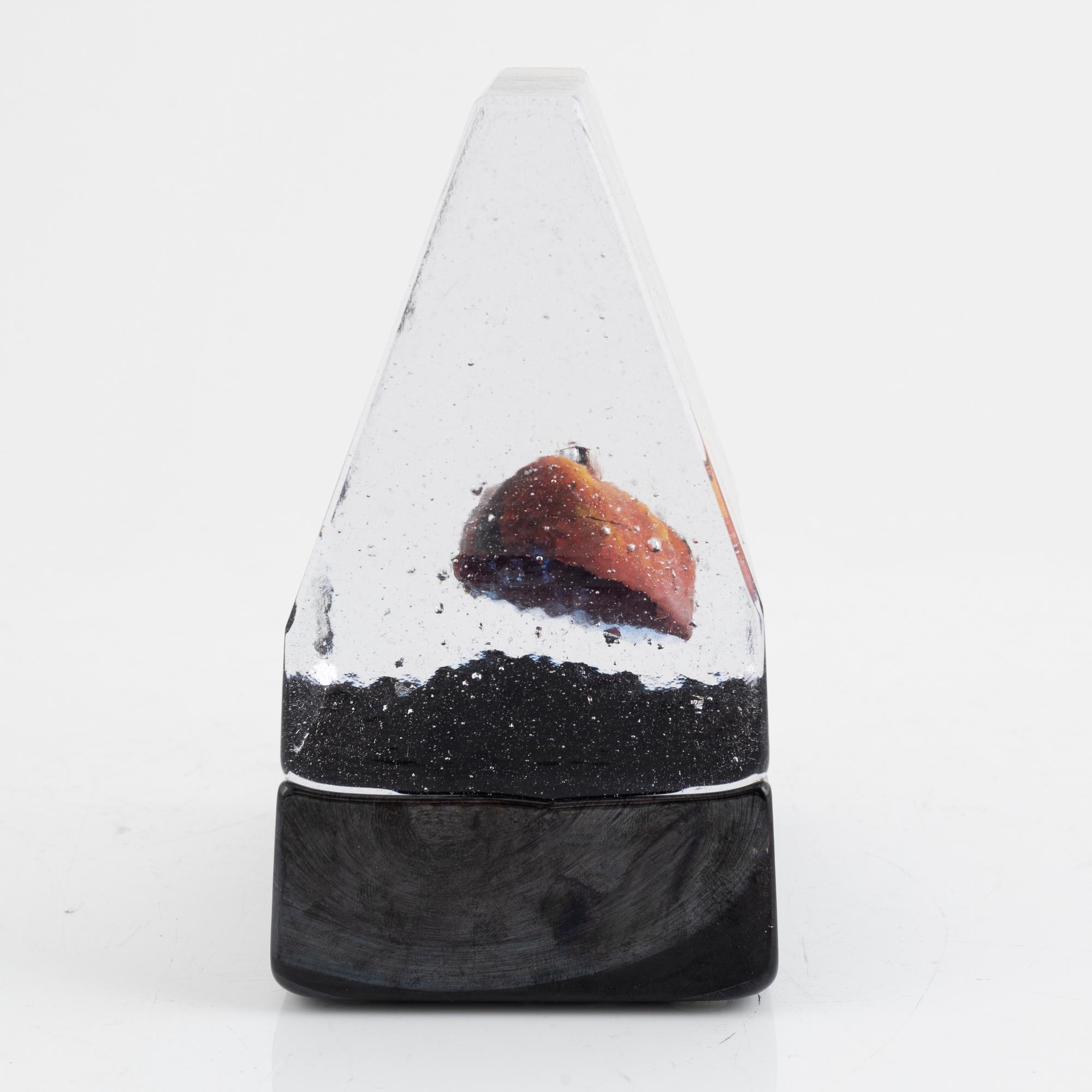 Bertil Vallien, sculpture, "Black Elements: House of Mystery", Kosta Boda.