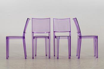 A SET OF 6 PHILIPPE STARCK "LA MARIE" CHAIRS by KARTELL.