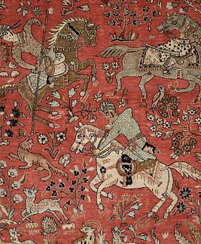 MATTA. Old Silke Ghom. 206 x 135 cm.