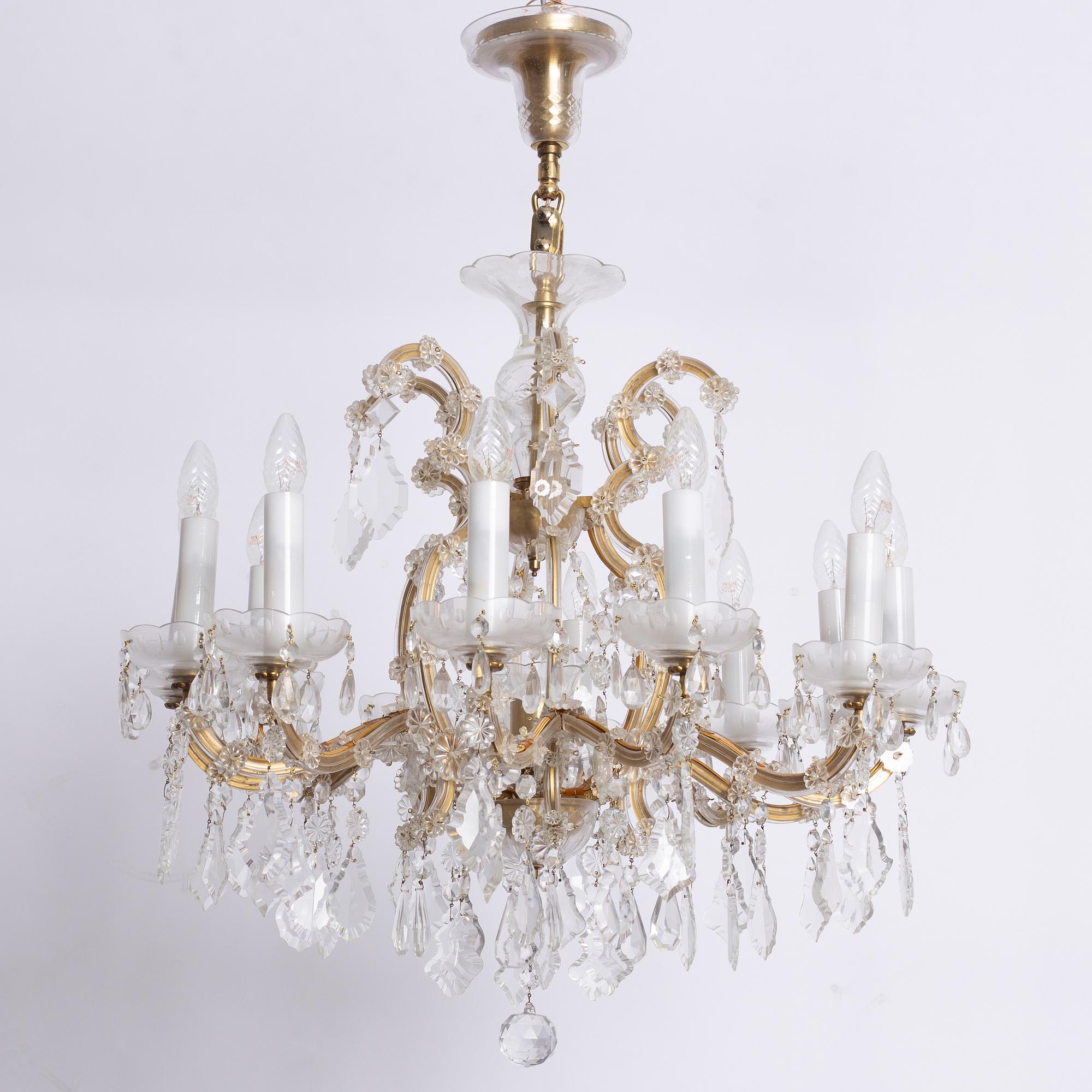 Ljuskrona venetiansk stil, 1900-tal.