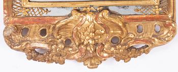 Mirror, Rococo, mid-18th century.