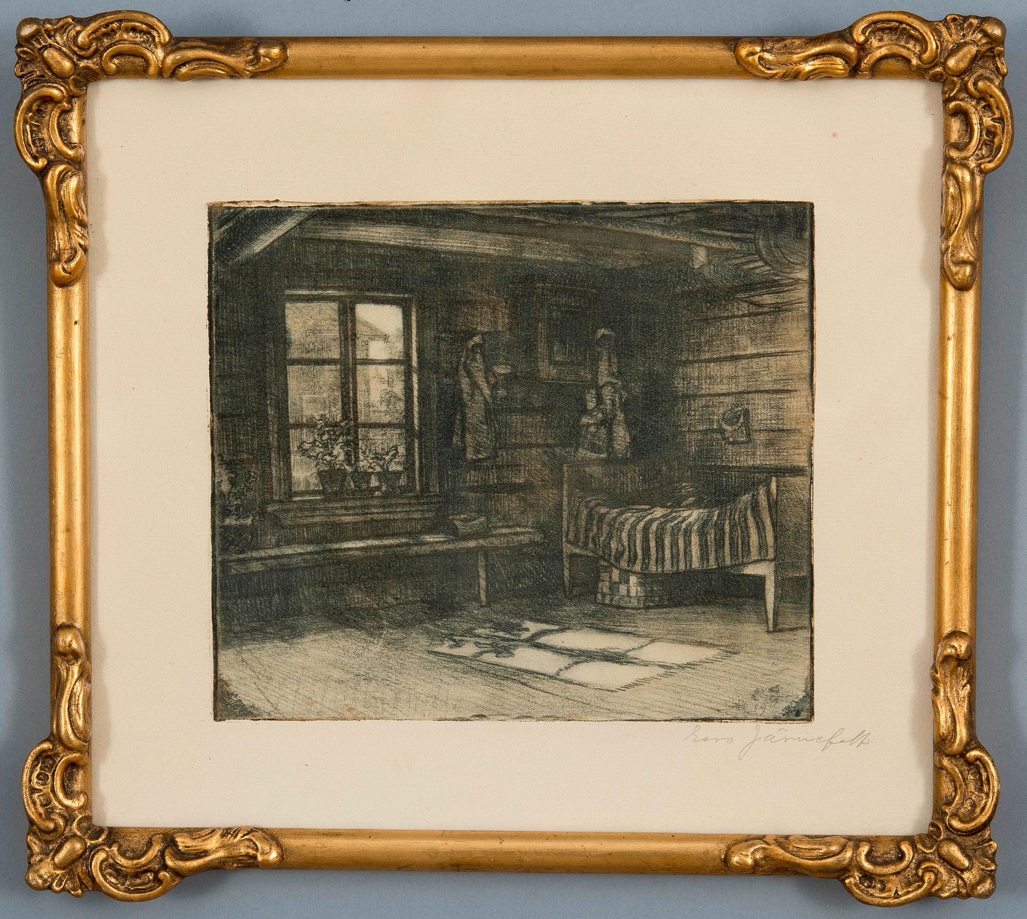 Eero Järnefelt, "I STUGANS VRÅ".