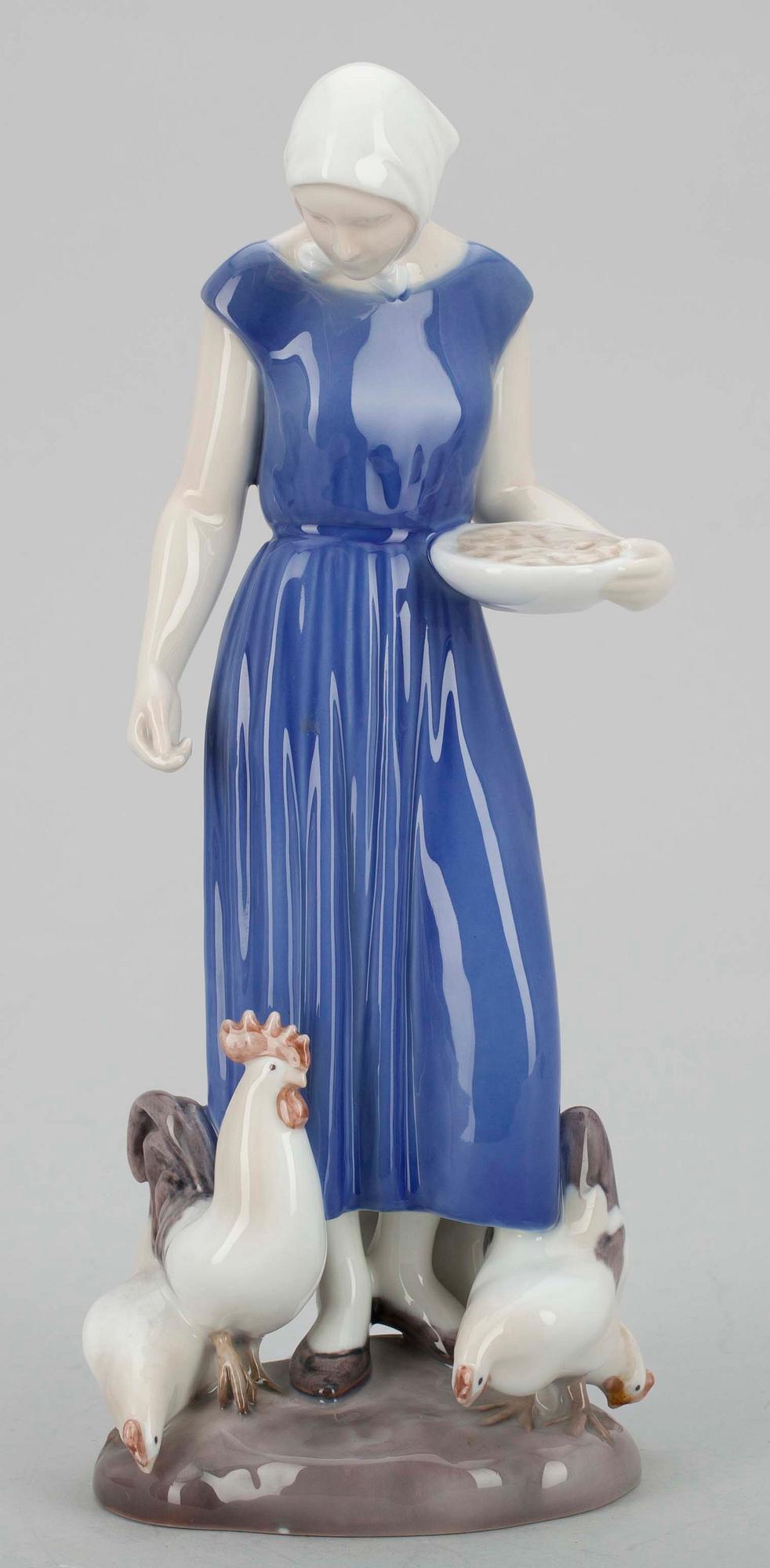 FIGURIN, porslin, Bing & Gröndahl, Danmark, 1900-talets mitt.