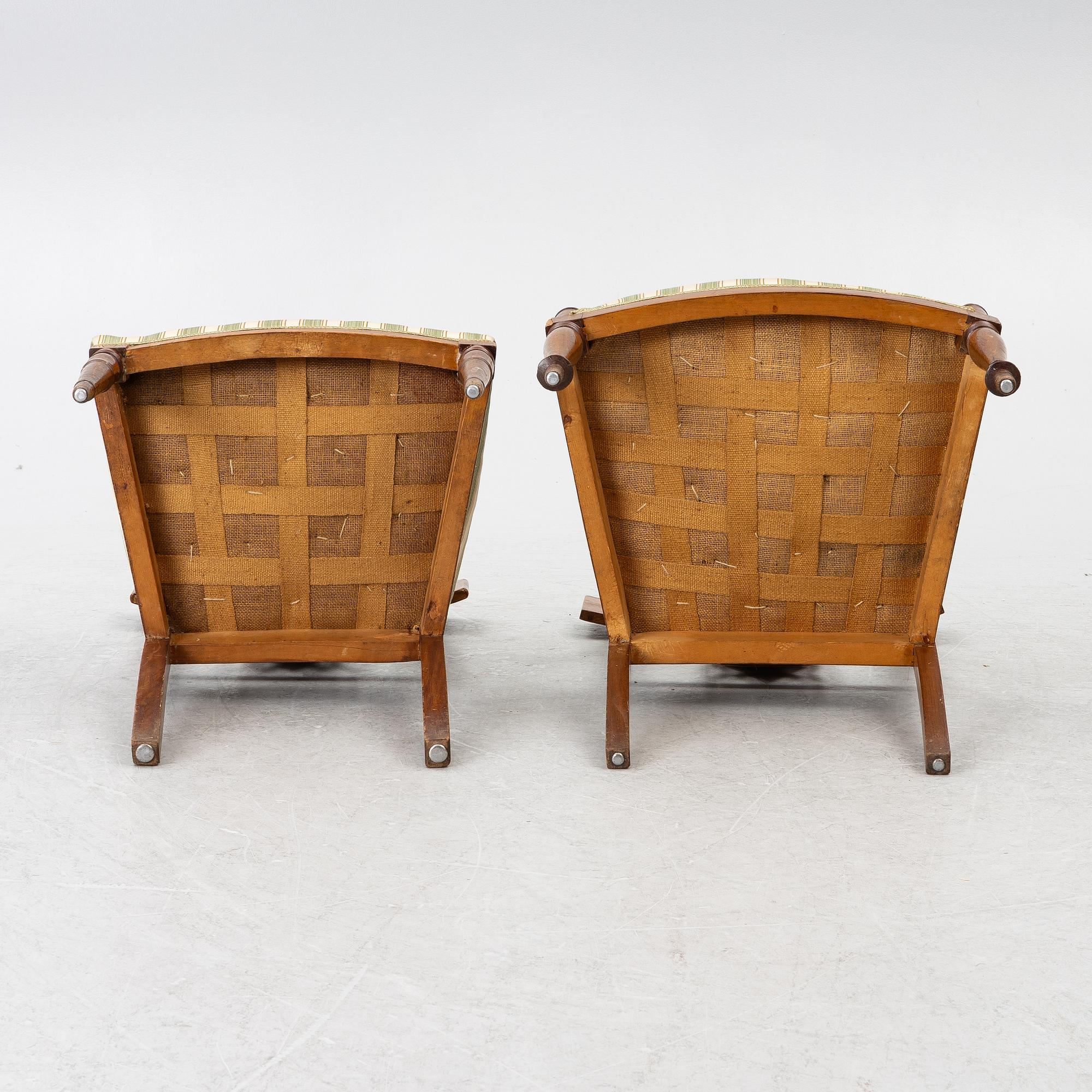 Chairs, 10 + 2 pcs, Empire. 19th century.