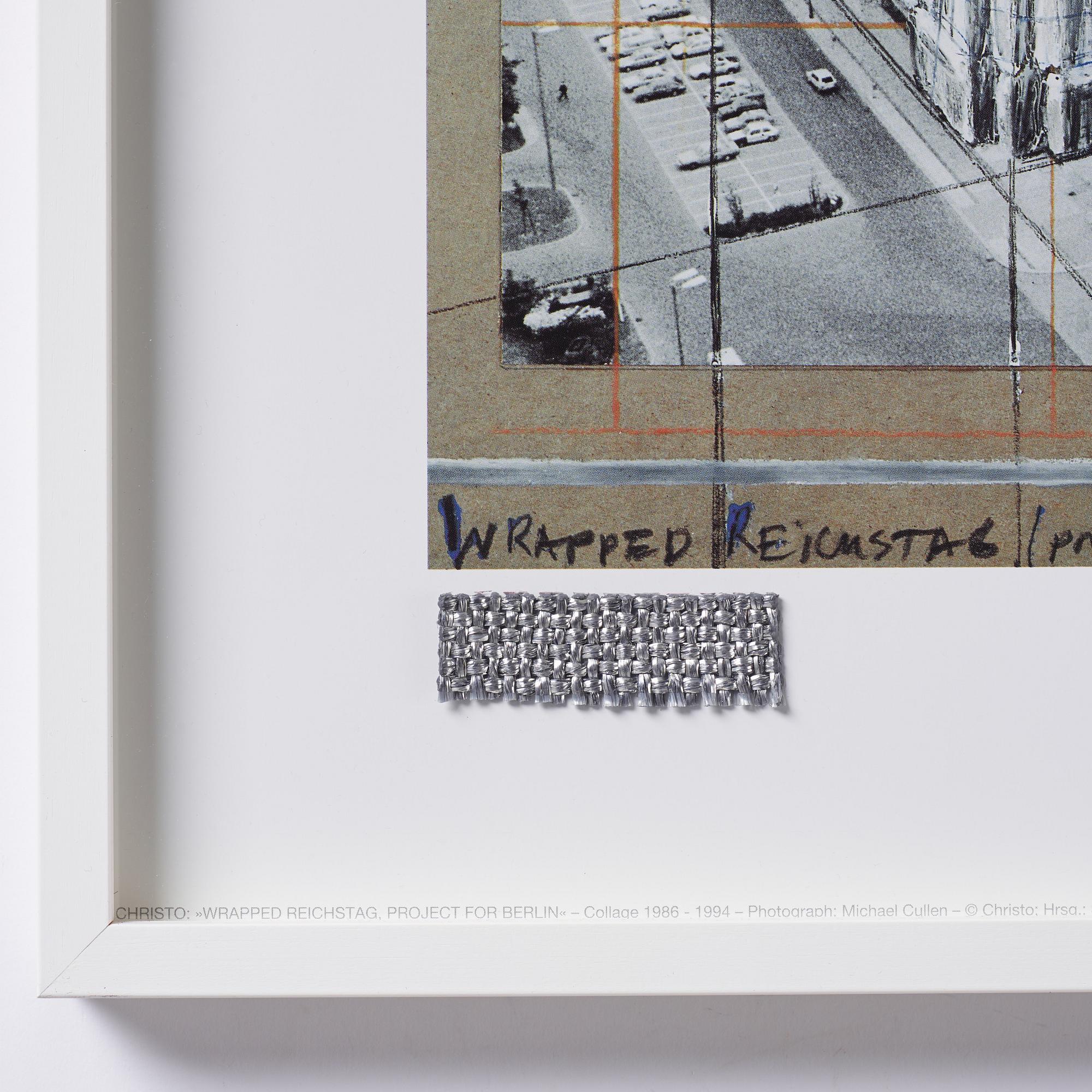 Christo & Jeanne-Claude, offset in colours with application. Signed.