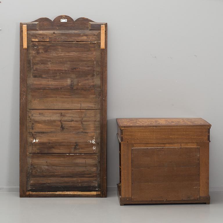 SPEGEL med KONSOLBORD, empire, 1800-talets första del/mitt. Sannolikt Holland.