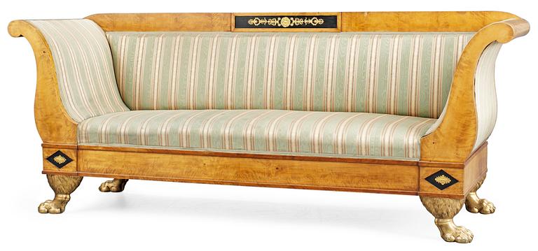 A Swedish Empire sofa.