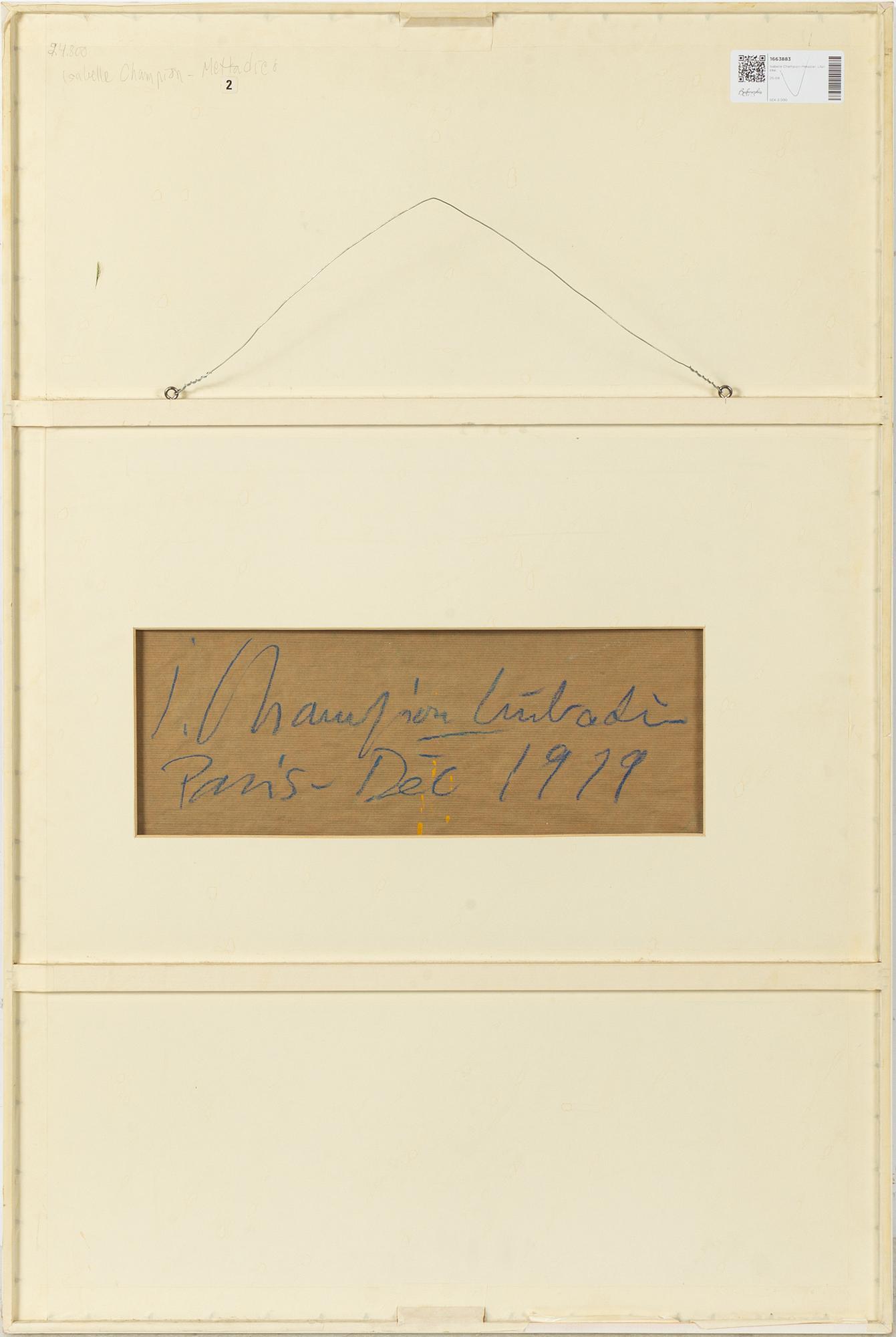 Isabelle Champion-Metadier, Utan titel.