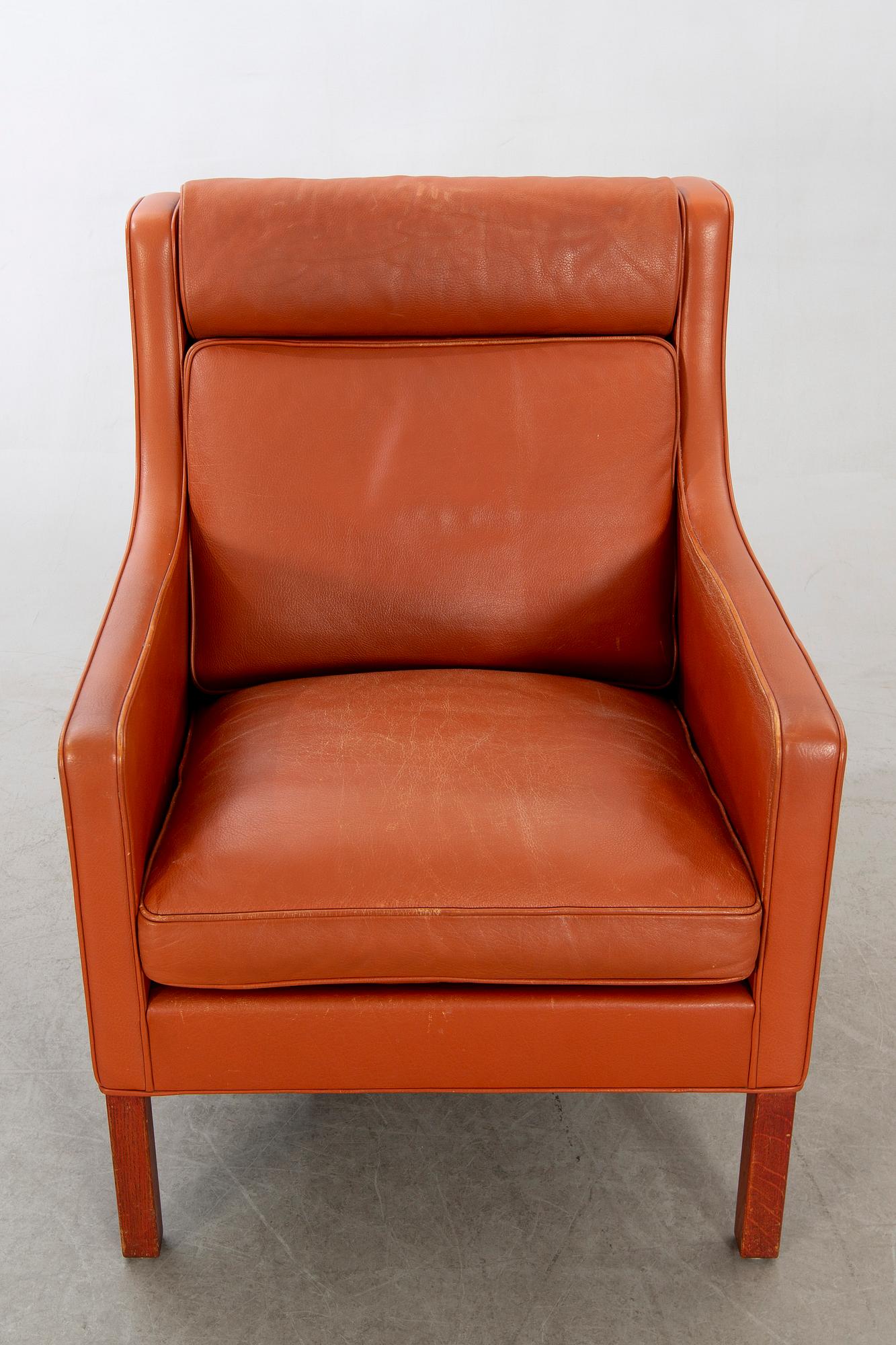 FÅTÖLJ. Börge Mogensen för Fredericia Stolefabrik, modellnummer 2431.