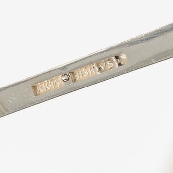 A Finnish silver cutlery, 'Musslan', including with mark of Kultakeskus Oy, Hämeenlinna 1960 (68 pieces).