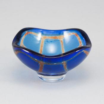 SVEN PALMQVIST, a "Ravenna" glass bowl, Orrefors 1970.
