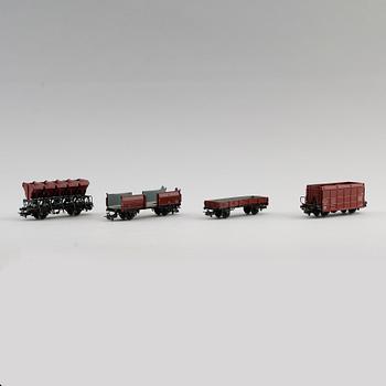MODELLTÅGSVAGNAR, 20 st, Märklin, Tyskland.