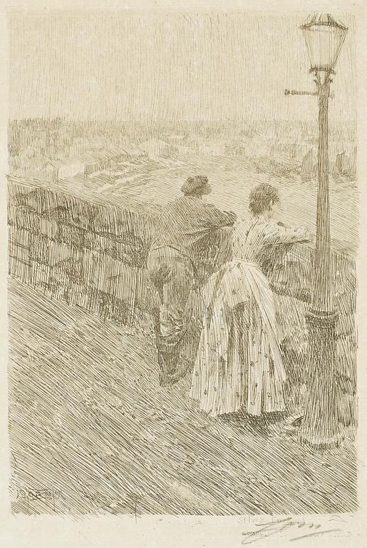 Anders Zorn, "Fiskare i St Ives".