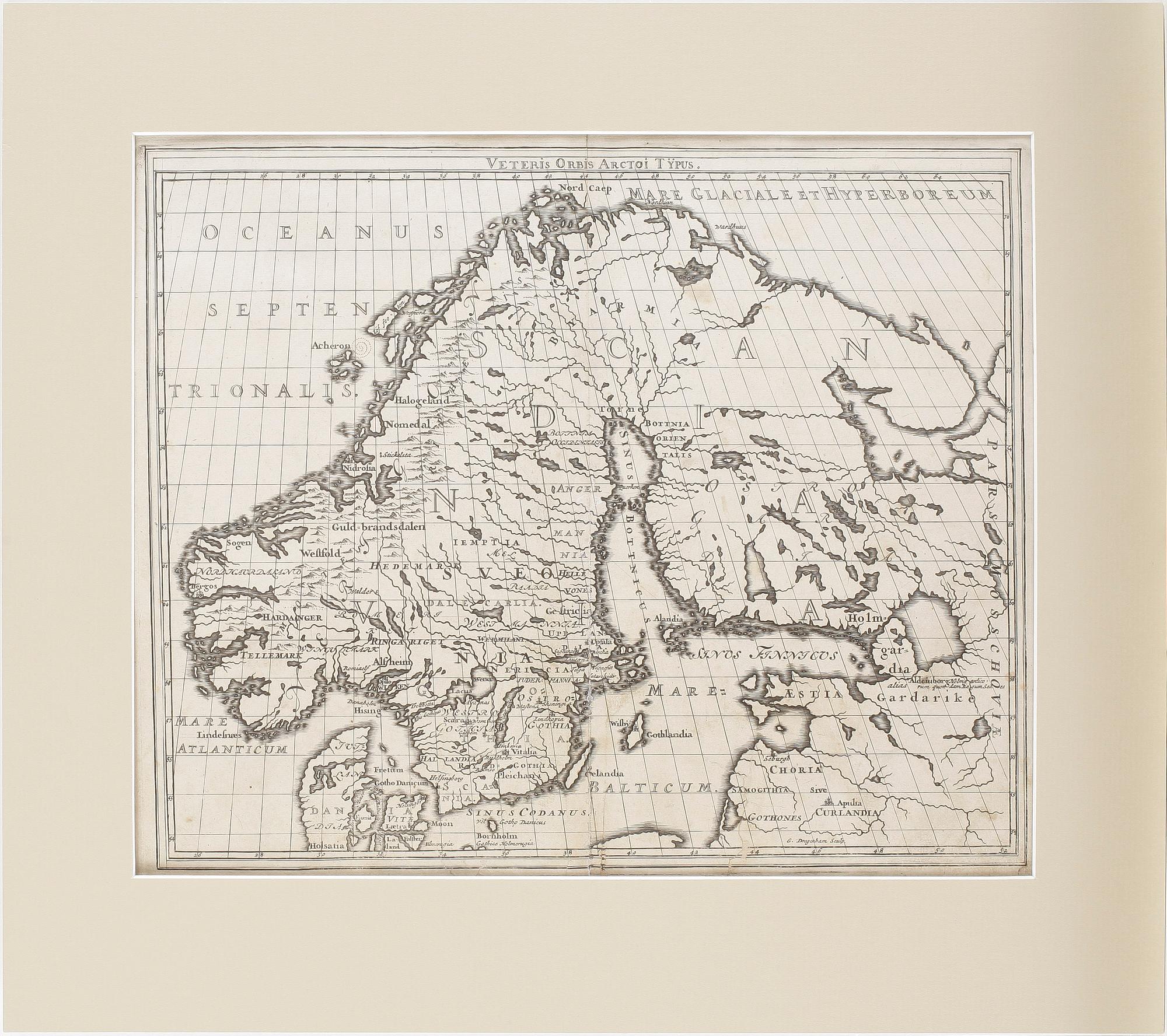 KARTOR, 2st, etsningar, 1700-tal.
