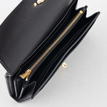 Mulberry, a black leather 'Darley' wallet, 2020.