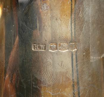 STOP, 4 st, silver, London resp Sheffield, 1900-29. Tot ca 1055 gram.