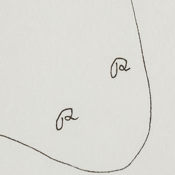 ROGER RISBERG, indian ink on paper, 1999, signed RR.