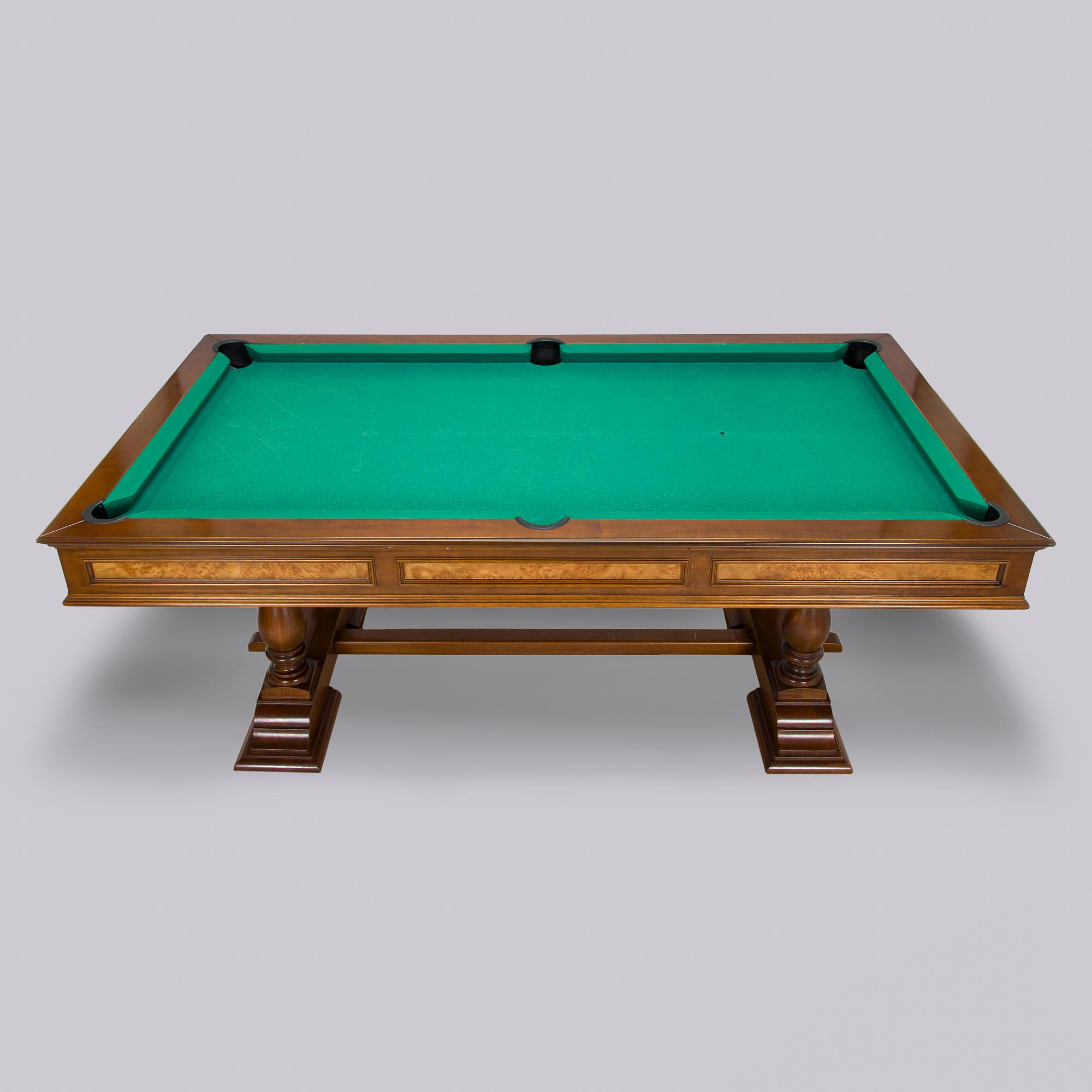 Billiard table/dining table, late 20th century.