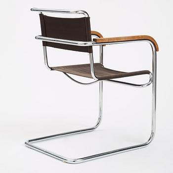 Marcel Breuer, armlänstol, modell "B34", Thonet, ca 1929-30.