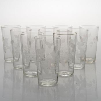A 84-piece 'Savoy' glasswear, 1940s.