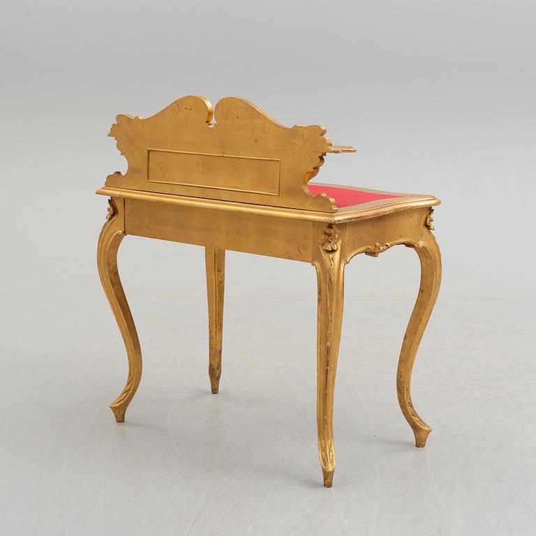 A gilt neo Rococo desk, circa 1900.