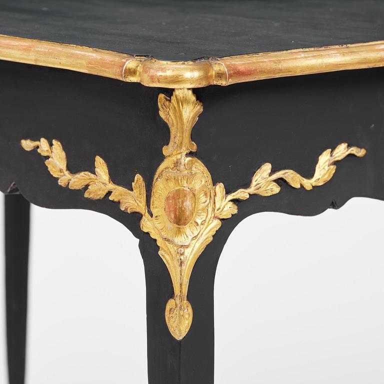 A Swedish rococo desk by C. W. Hein (master in Stockholm 1755-83).