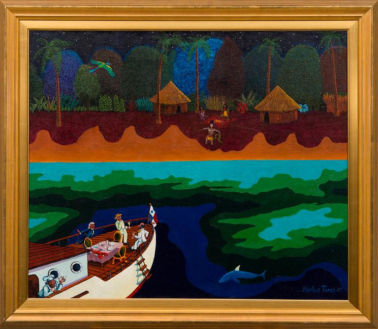 MARKUS FORSS, oil on canvas, signed and dated -97.