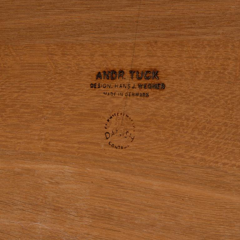 Hans J Wegner, an oak coffee table, Andreas Tuck, Denmark.