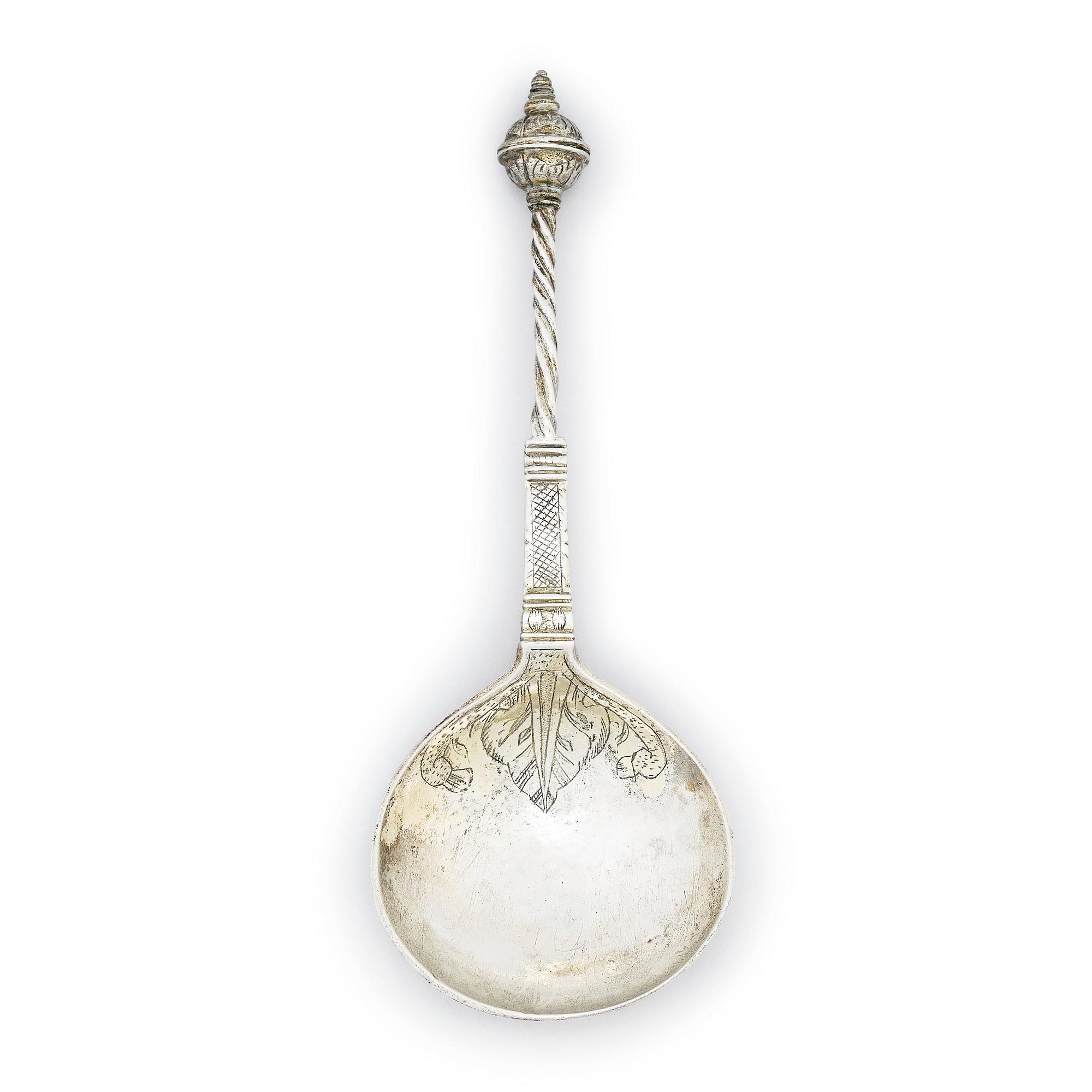 レビューの多い高評価商品特集！ A probably Scandinavian 18th Century silver spoon, no makers 帽子