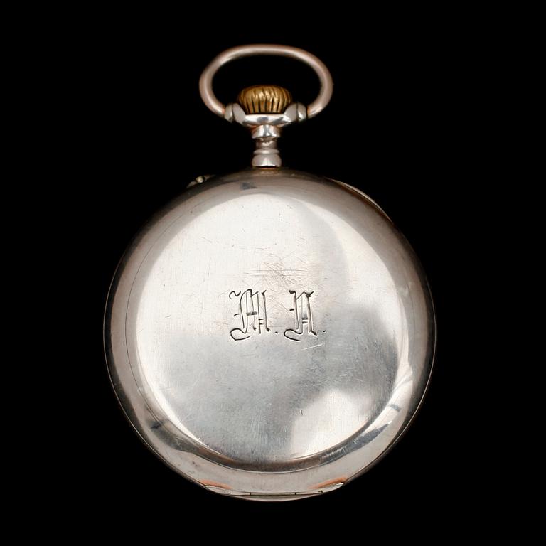 FICKUR, silver, Halda, sekelskiftet 1900.