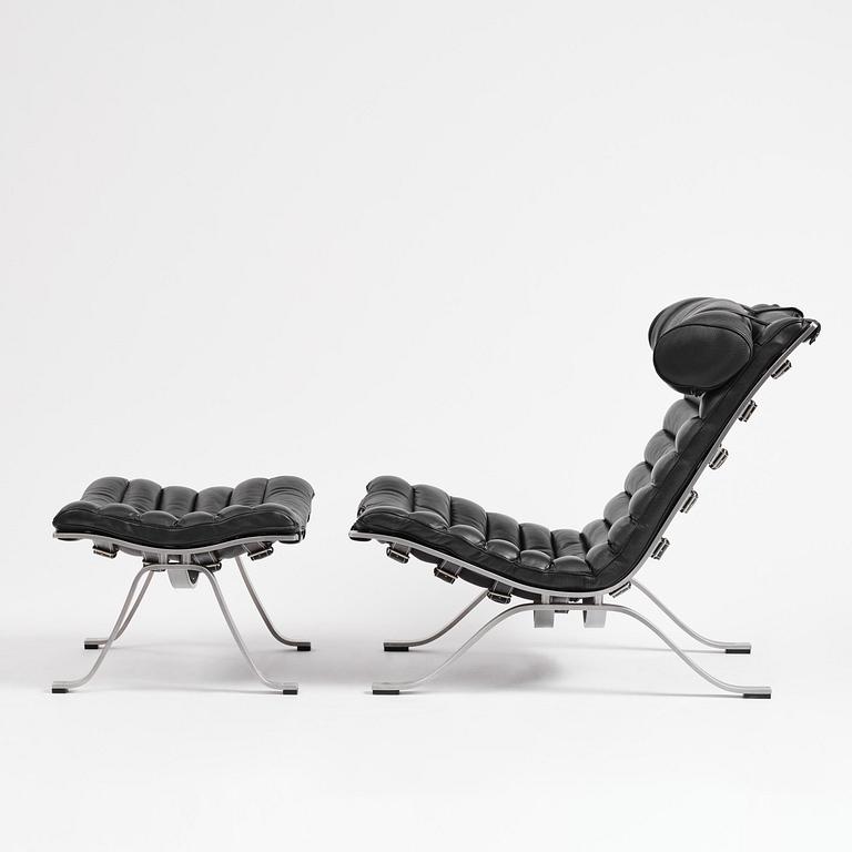 Arne Norell, an "Ari" armchair with ottoman, Norell Möbel, Aneby.