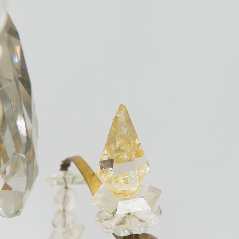 Kristallikruunu, rokokoo tyylinen 1900-l alkupuoli,