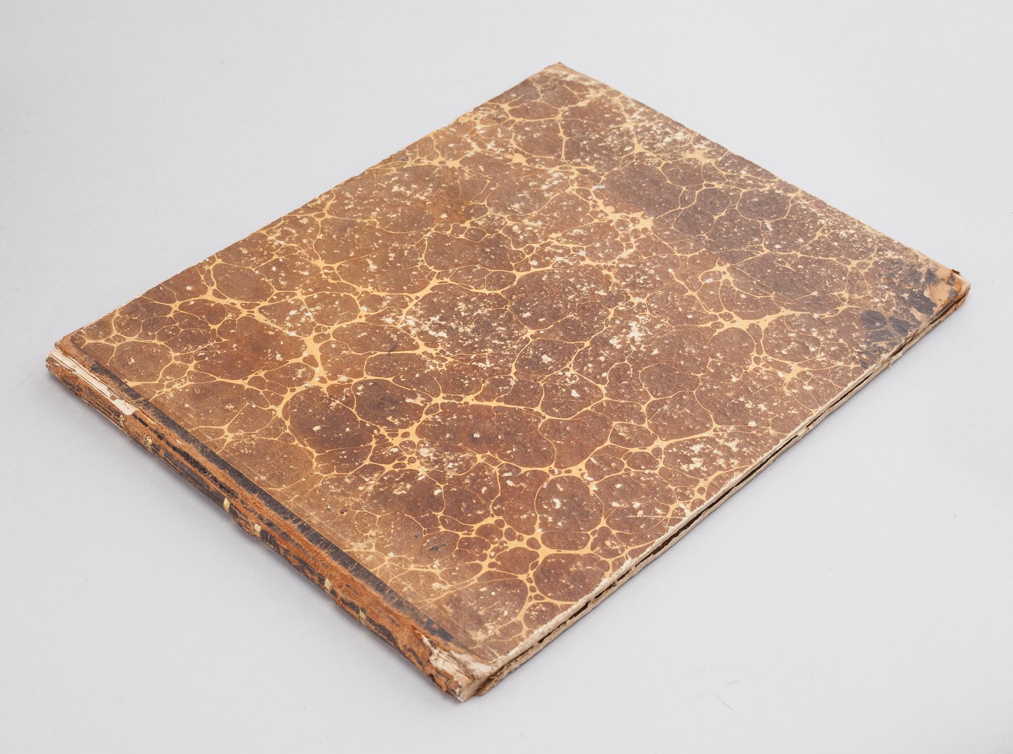 KARTBÖCKER, 2 st, 1800-tal samt 1926.
