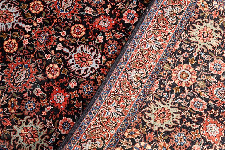 A part silk Bidjar, so called Takab, ca 195 x 104 cm.