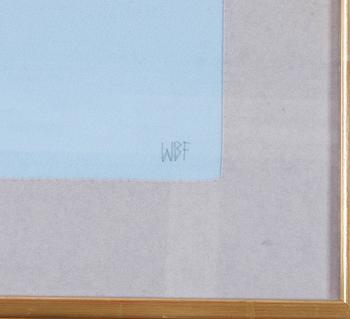 BECK-FRIIS, VIBEKE. Applikation. Monogramsign.