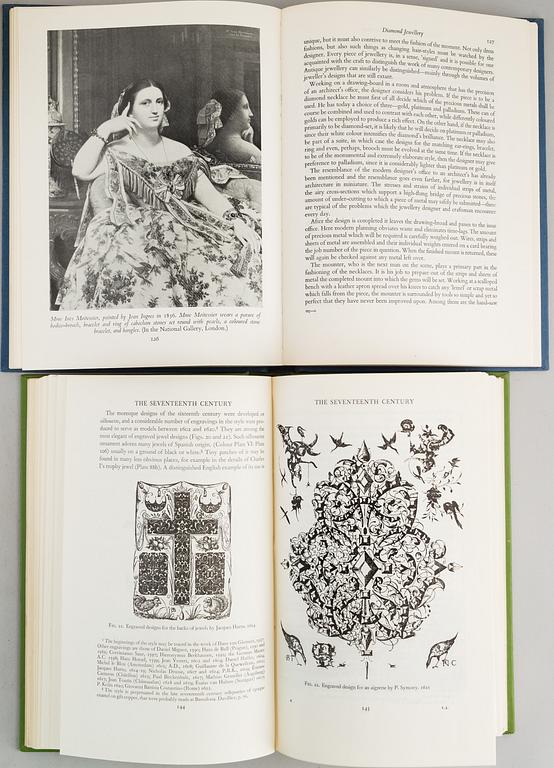 BÖCKER/HÄFTEN, 15 vol. smyckeslitteratur.