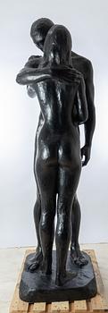 Gudmar Olovson, statue. Signed. Numbered. Foundry mark. Bronze, height 236 cm, length 85 cm.