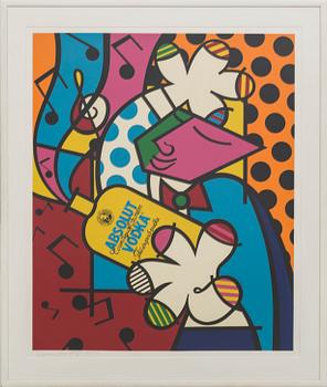 ROMERO BRITTO,  färglitografi signerad och numrerad  92/250.