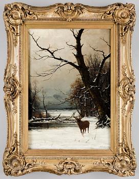 NIELS PETER CHRISTIANSEN, olja på duk. Sign.