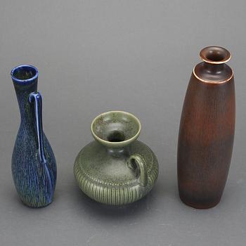 VASER 3 ST, Carl-Harry Stålhane och Gunnar Nylund, Rörstrand, 1950-60-tal.