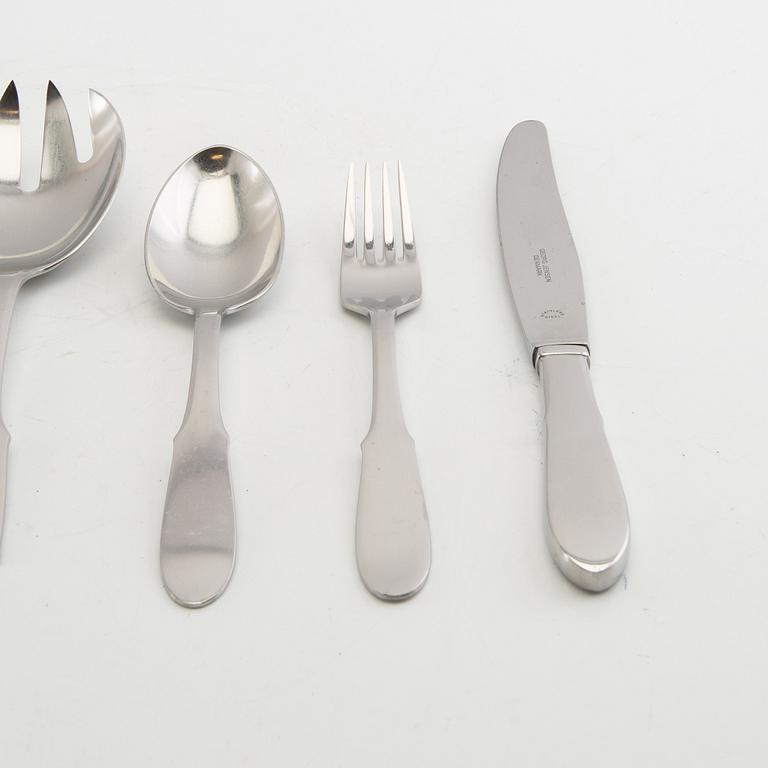 Georg Jensen, Cutlery service, 33 pieces, stainless steel, "Mitra", Denmark.