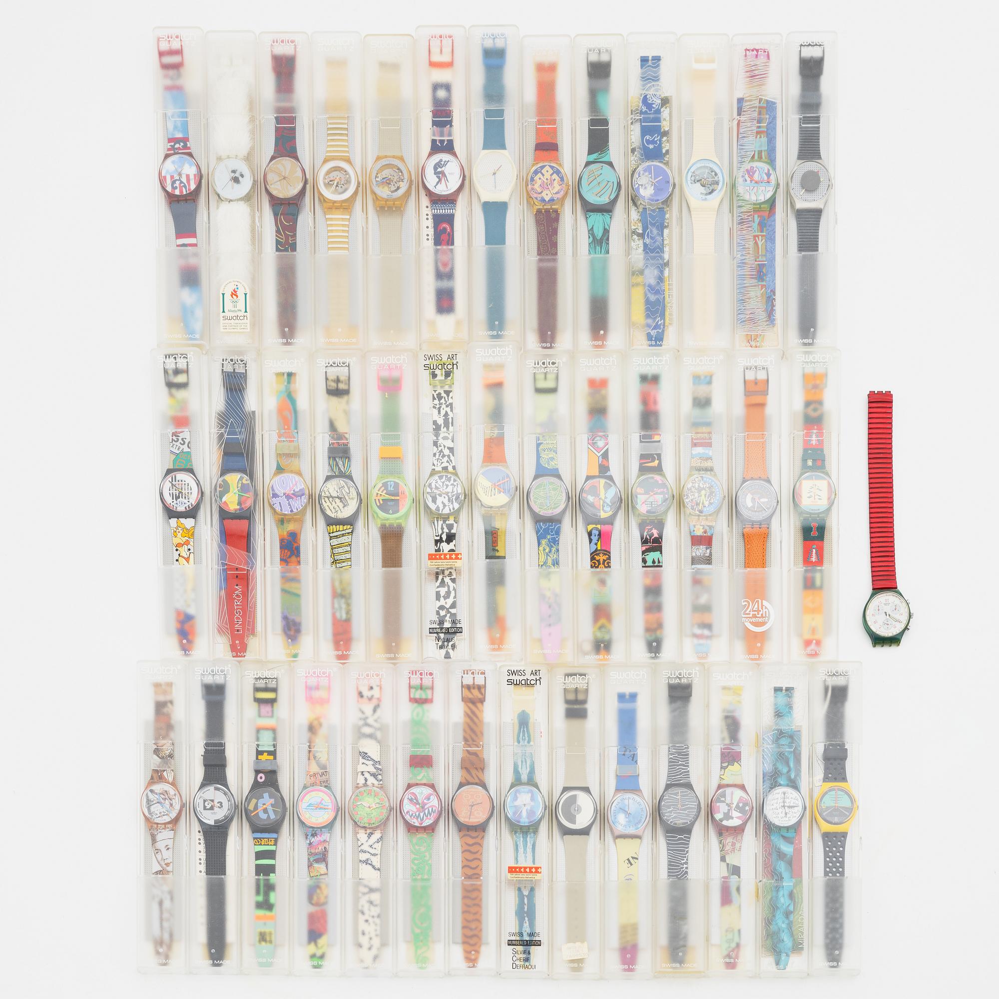 Swatch, a unique collection of Swatch watches from the brand that was founded in 1983.