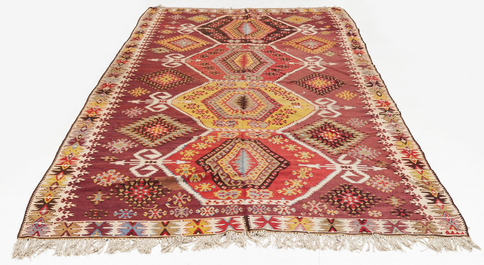 Matta, Kelim, semiantik, ca 380 x 180 cm.