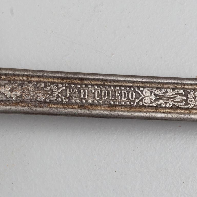 SABEL, m/1851, spansk, för infanteriet, daterad 1870.