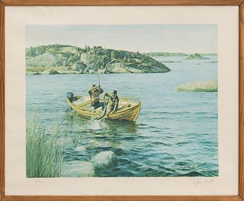 Various artists 7 pcs Preliminary designs for Abu's catalogues "Napp och Nytt".